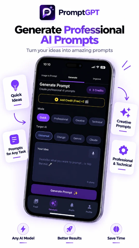 Generate Professional AI Prompts